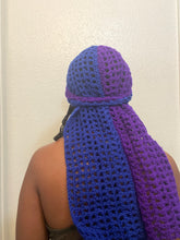Load image into Gallery viewer, Crochet Two-Toned Mesh Durag