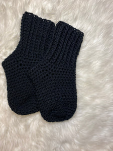 Crochet Crew Socks